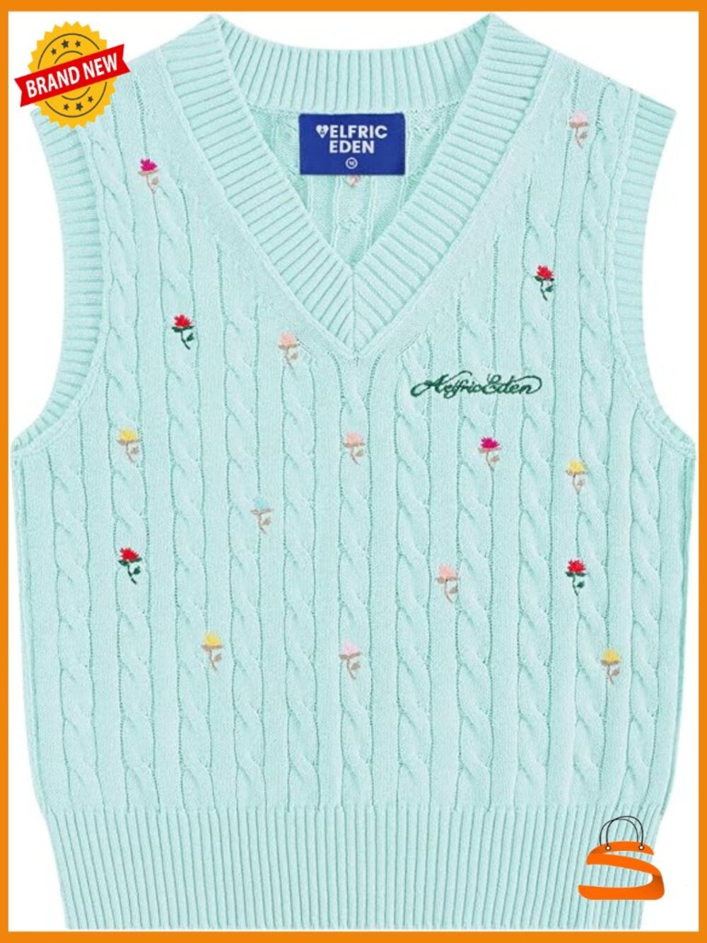 Sleeveless Knit Vest Cropped Tank Top - Y2K Turtleneck Style
